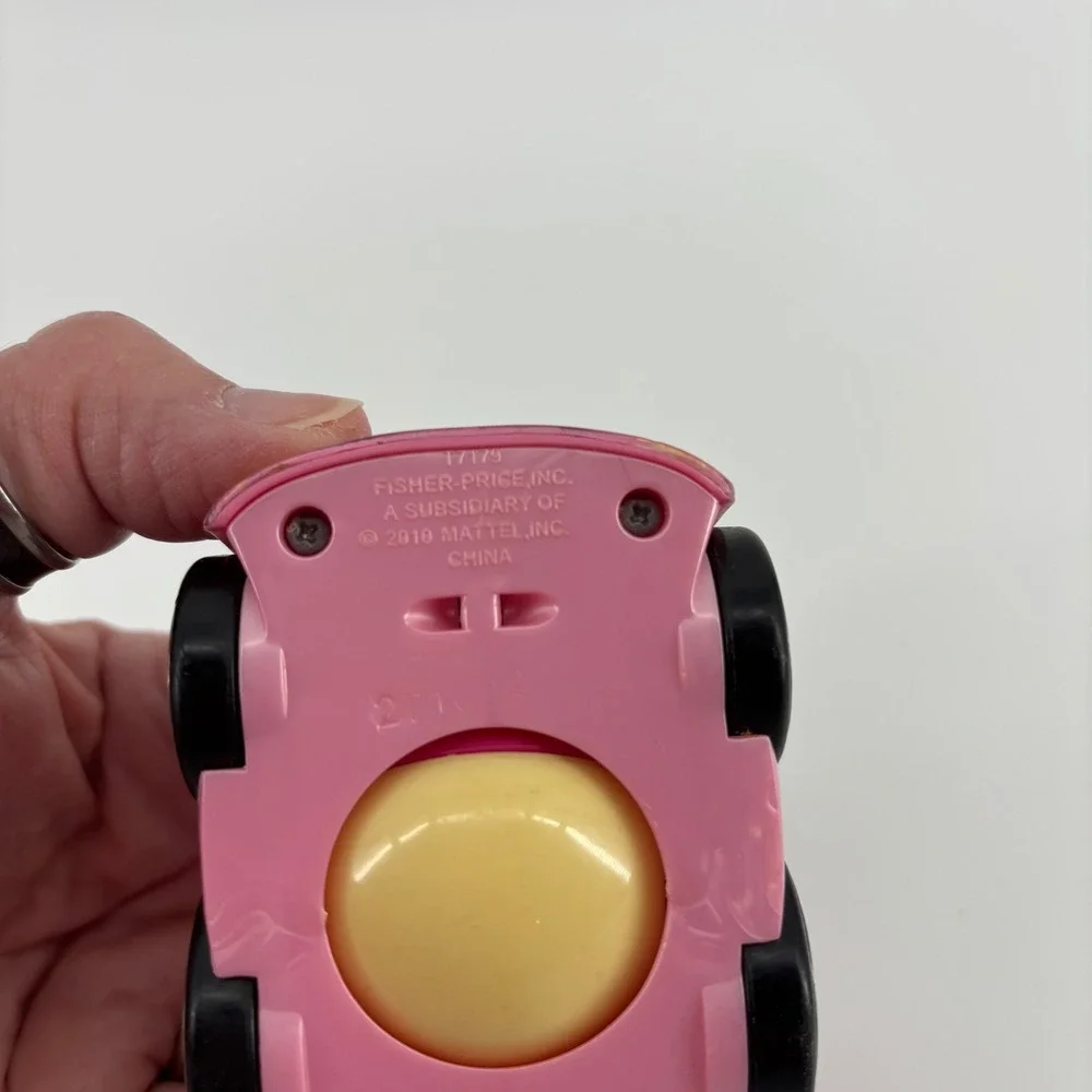 Fisher-Price Little Lil Zoomers Rollerball Pink 2010 Race Car Small Hands‎ Toy